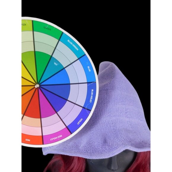 Lavender Woven Wool Blend Witch Hat - Adult Ritual & Everyday Wear - New - Picture 9 of 9